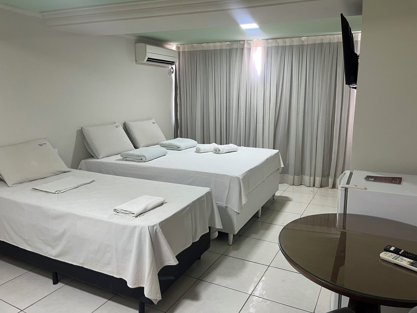 Quarto real do River Class Hotel